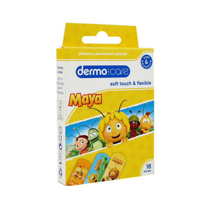Kinderpflaster "Biene Maja" Box mit 18 Pflastern (1 VE = 24 St.) AVP € 5,25